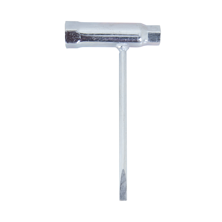 Clé à bougie 13 et 19 avec tournevis embout plat
