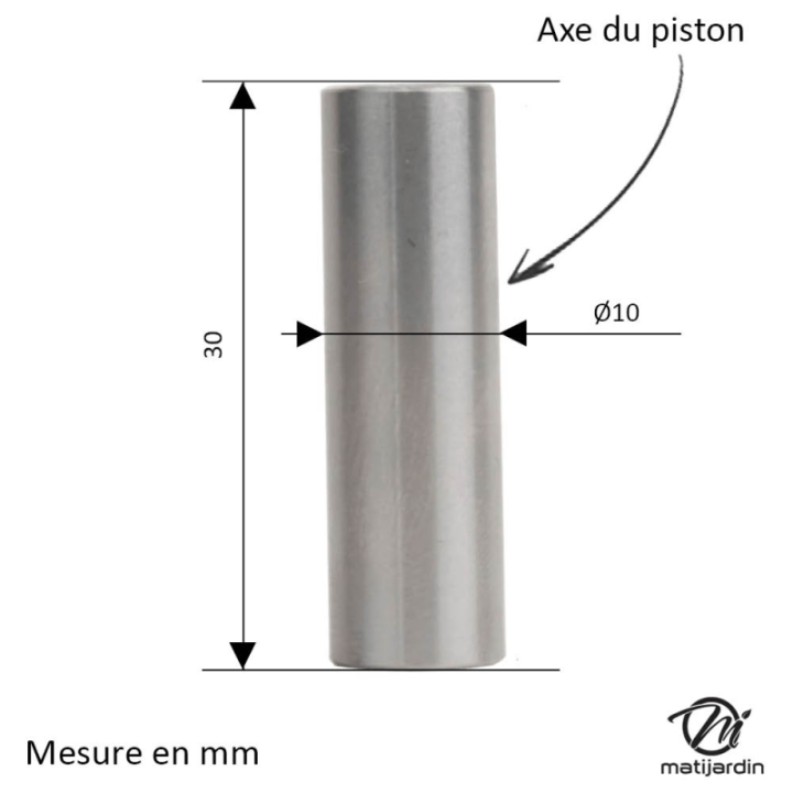 Cylindre piston adaptable pour tronçonneuse Shindaiwa 488. Diamètre 43 mm