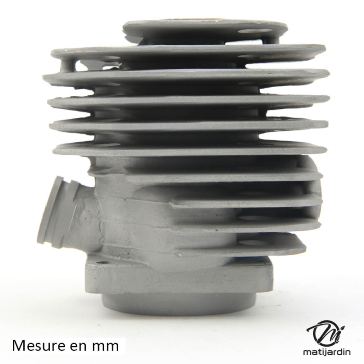 Cylindre piston adaptable pour tronçonneuse Shindaiwa 488. Diamètre 43 mm