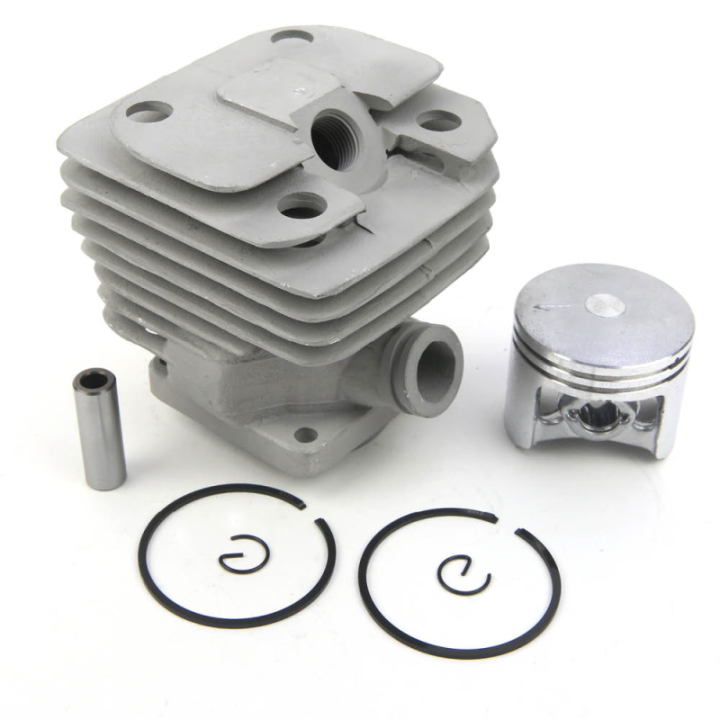 Cylindre piston adaptable pour tronçonneuse Shindaiwa 488. Diamètre 43 mm