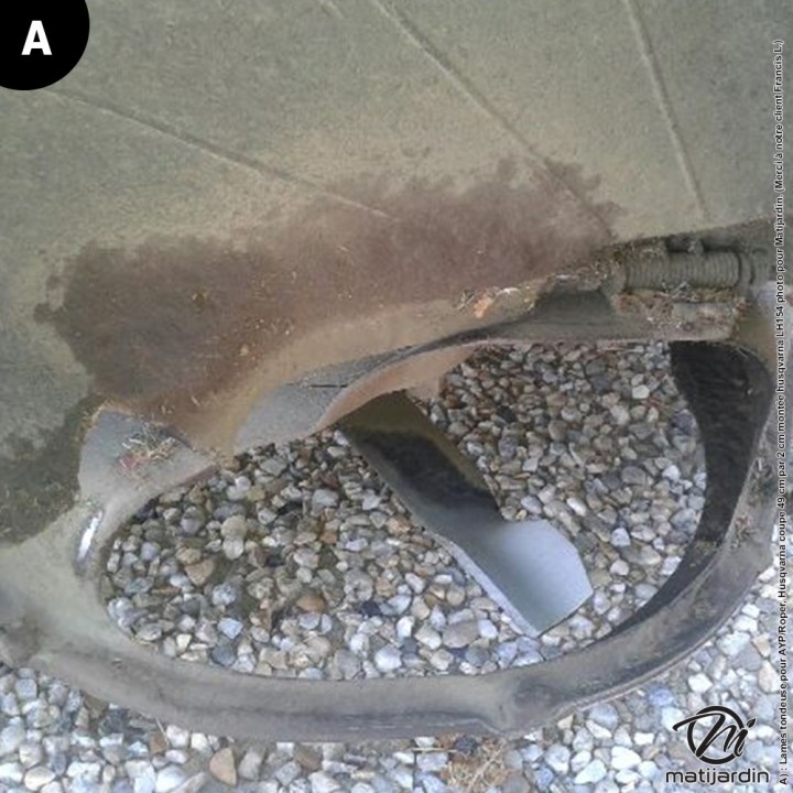 Lame tondeuse pour Husqvarna LT151 532 13 84-97 coupe 49 cm