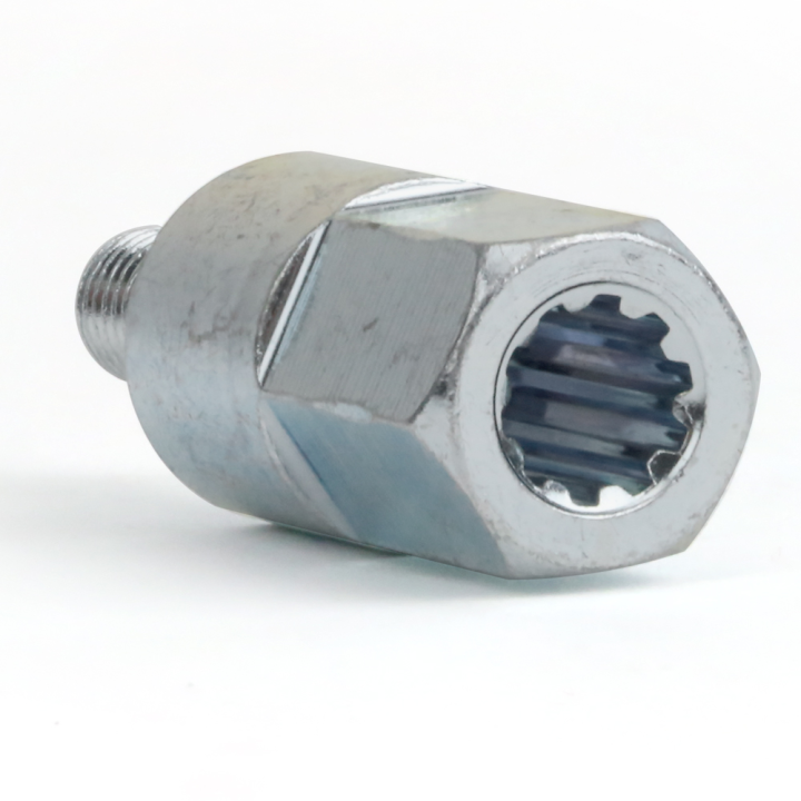Adaptateur pour renvoi d'angle universel. 10 cannelures