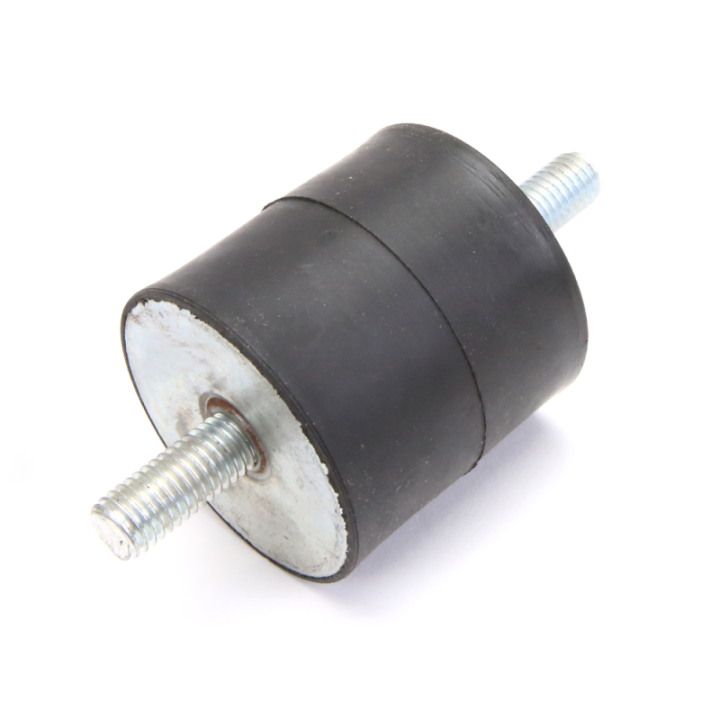 Silent bloc, plot antivibratoire universel 50 x 50 mm. Mâle M10 / Mâle M10