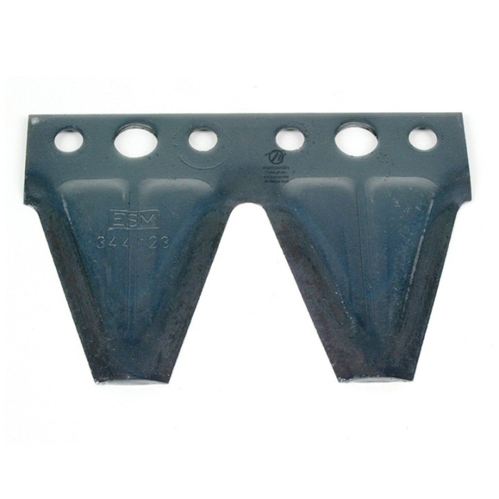 Lame courbée double pour Iseki  N° IG-007-002, IG-007-001