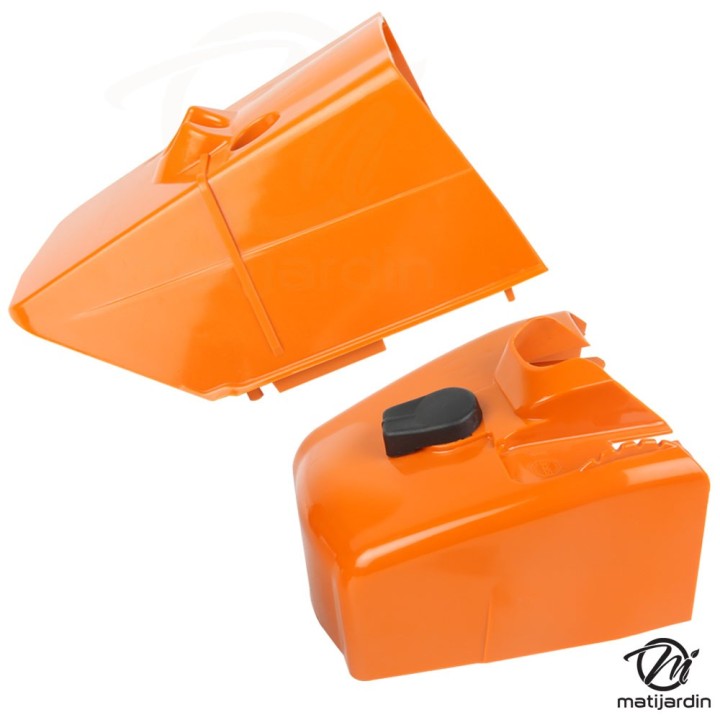 Carter carburateur + cylindre pour tronçonneuse Stihl 034AV Super MS340