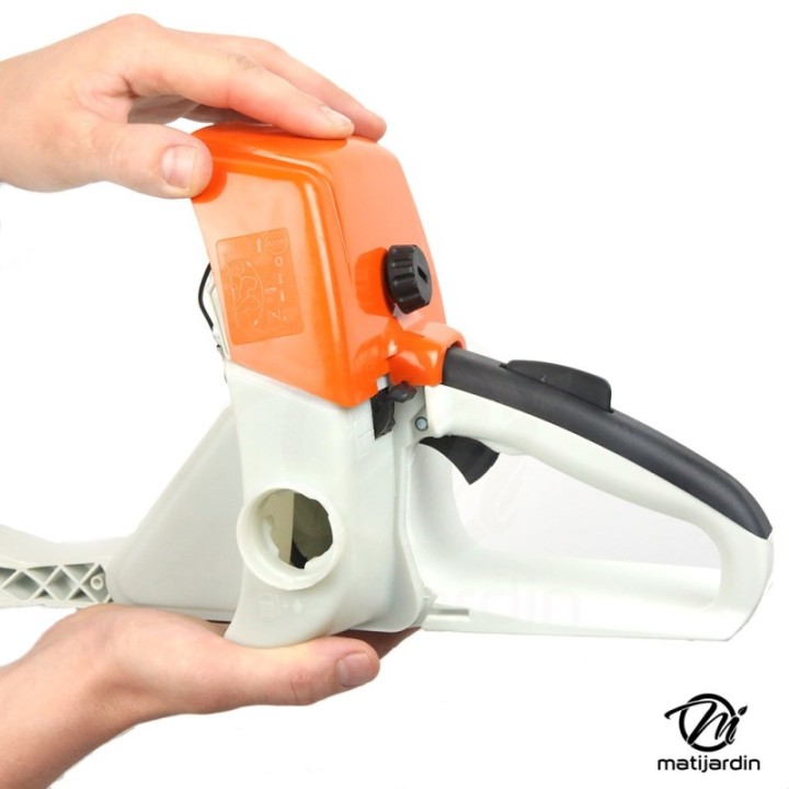 Carter réservoir pour tronçonneuse Stihl 038AV, 038 Magnum, 038 Super, MS380