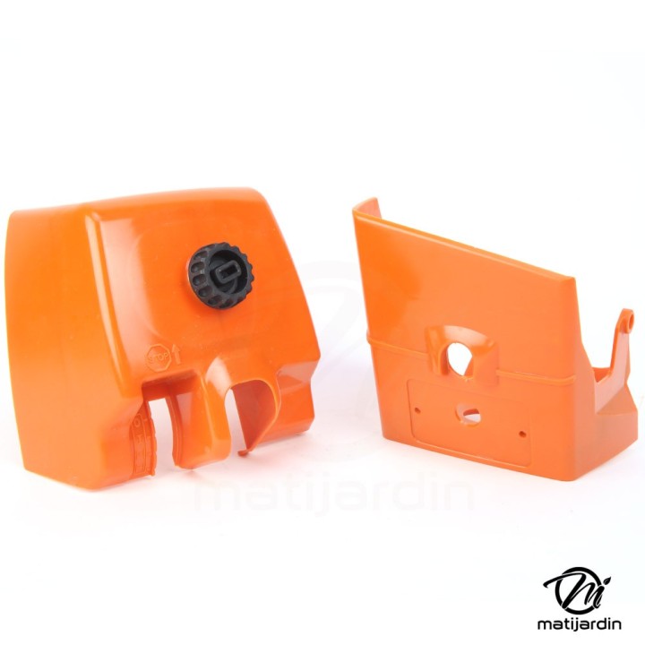 Carter carburateur + cylindre pour tronçonneuse Stihl 046 MS460