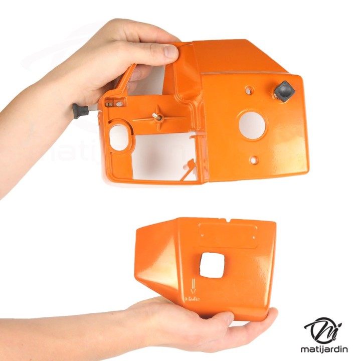 Carter carburateur pour tronçonneuse Stihl 070 090