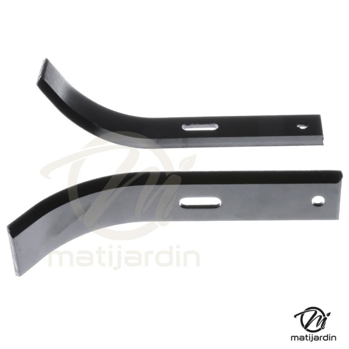 Outils, couteaux de fraises universels. Type bineur large. Longueur : 210 mm