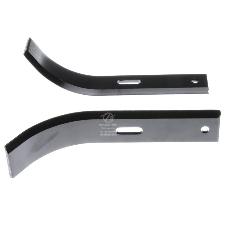 Outils, couteaux de fraises universels. Type bineur large. Longueur : 210 mm