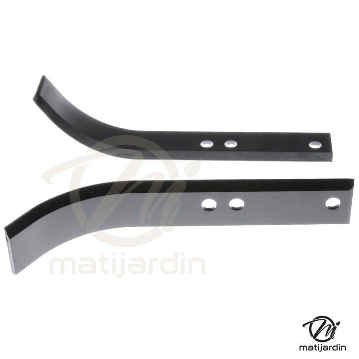 Outils, couteaux de fraises universels. Type bineur. Longueur : 240 mm