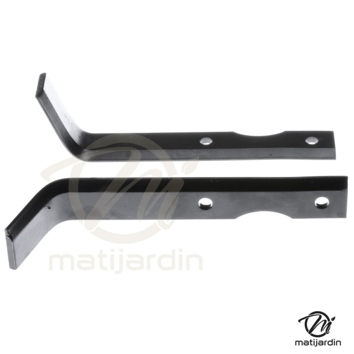 Outils, couteaux de fraises universels. Type sarcleur. Longueur : 190 mm