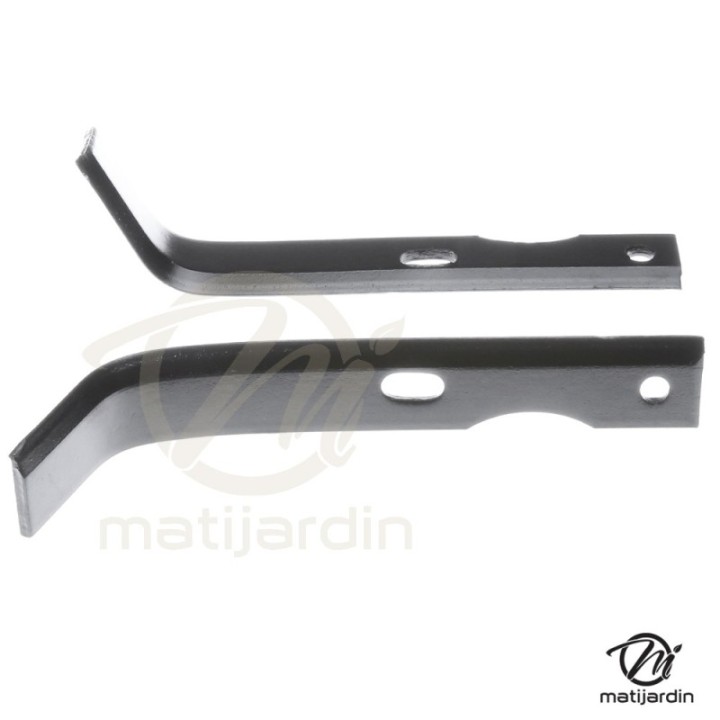 Outils, couteaux de fraises universels. Type sarcleur. Longueur : 195 mm