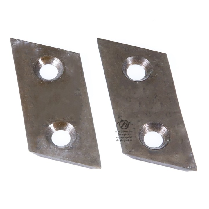 Couteaux broyeurs x2. Pour Alko N° 325030