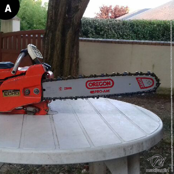 Guide tronçonneuse Oregon 38 cm. .325" 1,3 mm 64 maillons 150MLBK041 Micro Lite