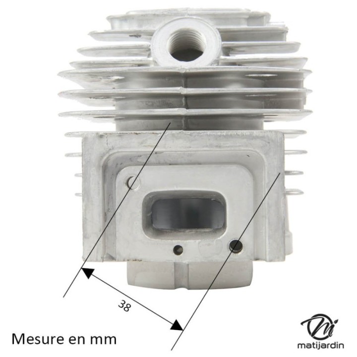 Cylindre piston pour débroussailleuse Mitsubishi TL52 Ø 44 mm