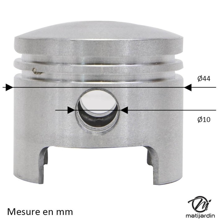 Cylindre piston pour débroussailleuse Mitsubishi TL52 Ø 44 mm