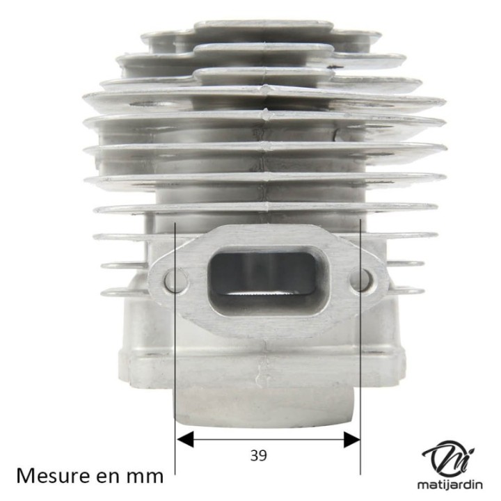 Cylindre piston pour débroussailleuse Mitsubishi TL52 Ø 44 mm