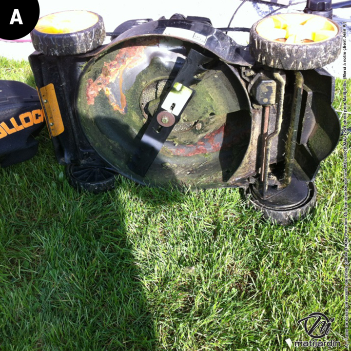 Lame tondeuse universelle mulching galbée Rotary Premium 45,7 cm