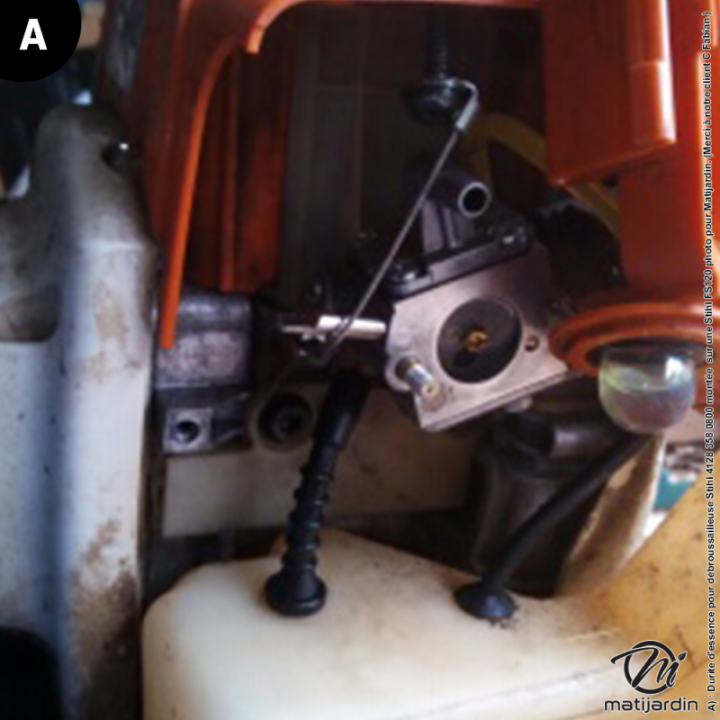 Durite d'essence pour débroussailleuse Stihl 4128 358 0800