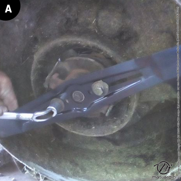 Lame tondeuse pour Honda HR 475. N° 72511-VE0-N00. Coupe 47,5 cm