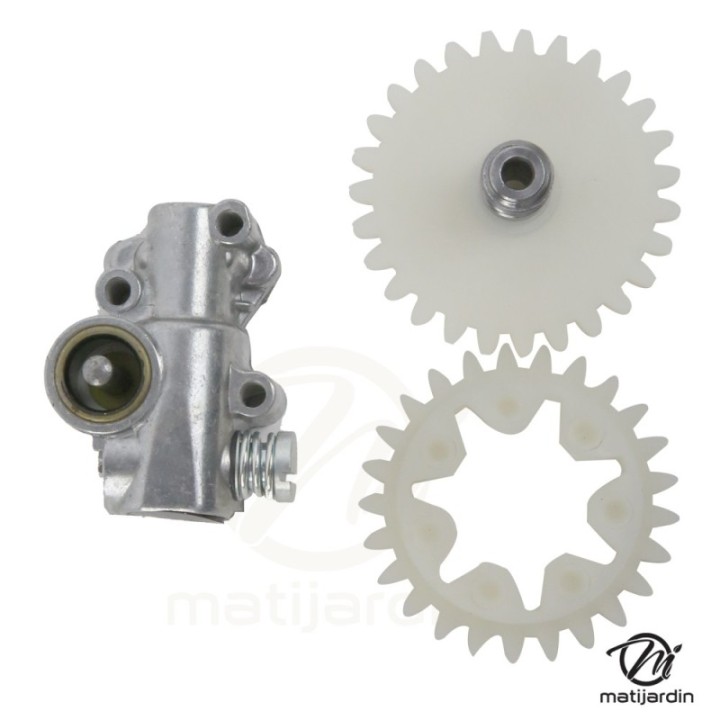 Pompe à huile + pignon pour tronçonneuse Stihl 042 048