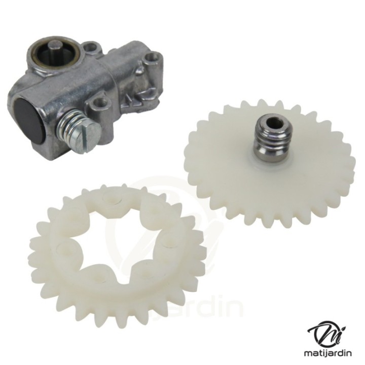 Pompe à huile + pignon pour tronçonneuse Stihl 042 048