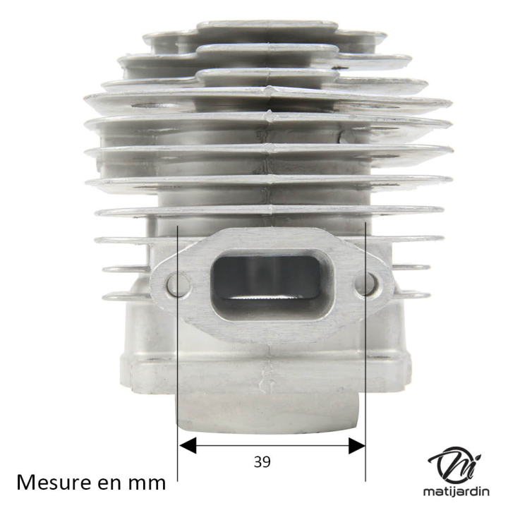 Cylindre piston adaptable pour tronçonneuse Mitsubishi TL43. Diamètre 40 mm