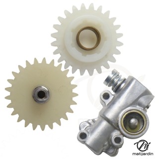 Pompe à huile + pignon pour tronçonneuse Stihl 056