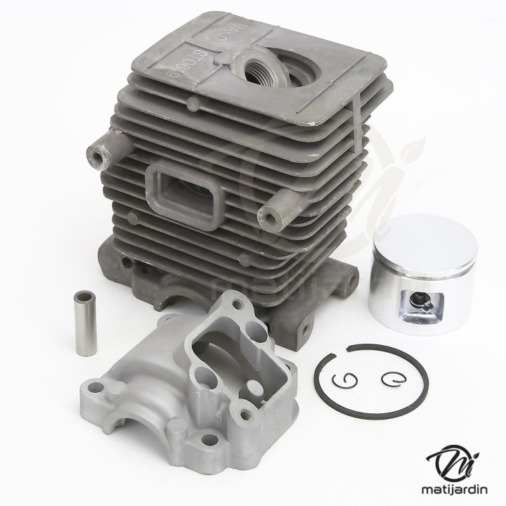 Cylindre piston pour tronçonneuse Stihl 019T, MS190, MS190T + pâte à joint