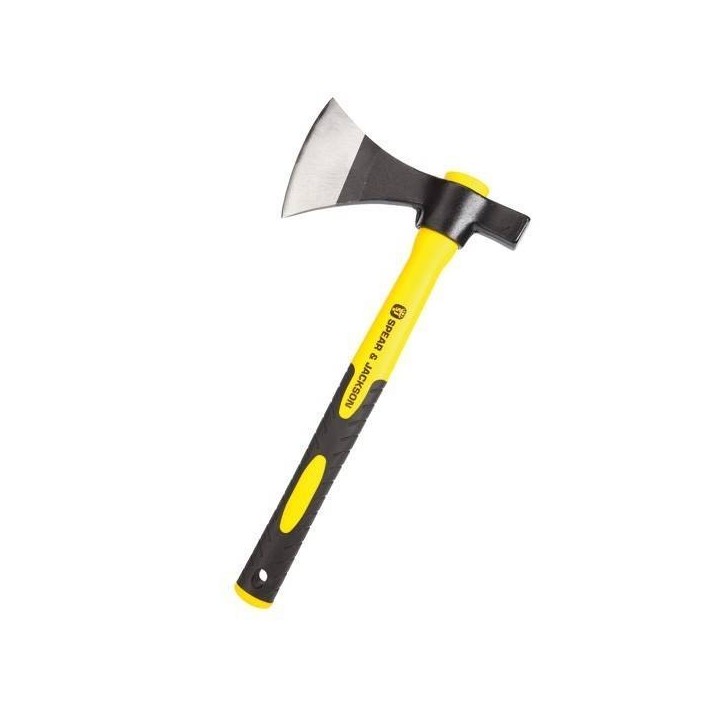 Hachette avec manche trimatières - coupe du bois