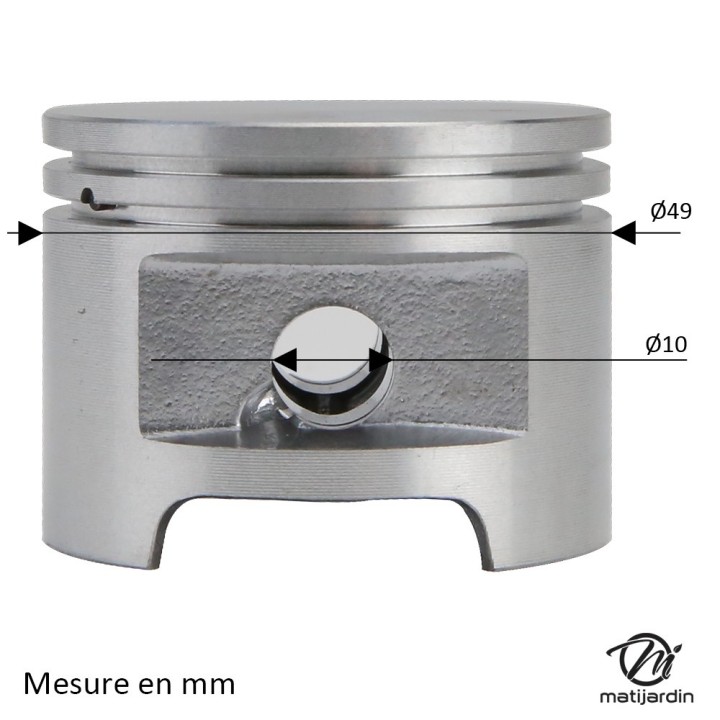 Cylindre piston pour tronçonneuse Stihl 039, MS390 + pâte à joint