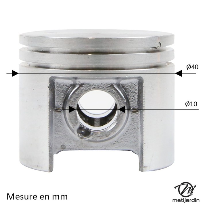 Cylindre piston pour tronçonneuse Stihl 021, MS210