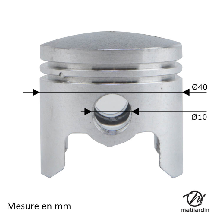 Cylindre piston pour débroussailleuse. Ø 40 mm. Pour Stihl FS400