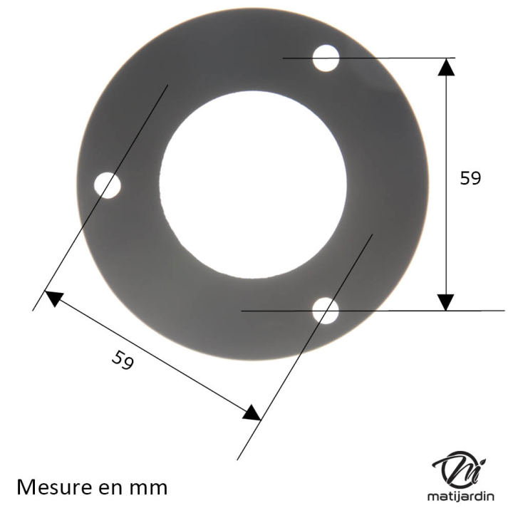 Carter de protection Ø ext. 85 mm pour renvoi d'angle
