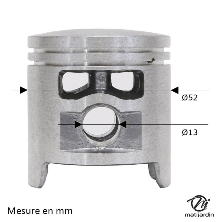 Cylindre piston pour tronçonneuse Stihl 050, 051