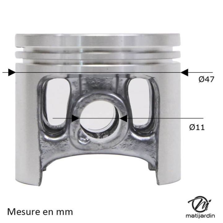 Cylindre piston pour tronçonneuse Stihl MS361C. Ø 47 mm