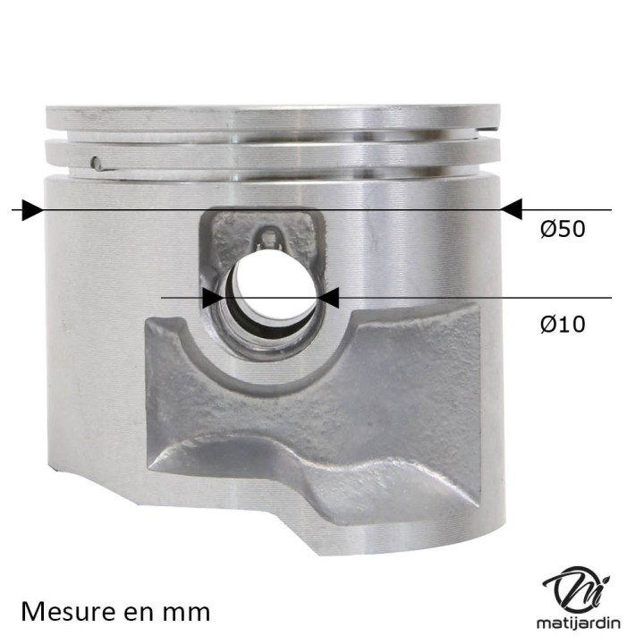 Cylindre piston pour découpeuse Stihl TS410, TS420. Ø 50 mm