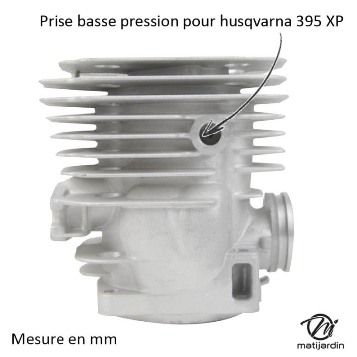 Cylindre piston pour tronçonneuse Husqvarna 395. Ø 56 mm