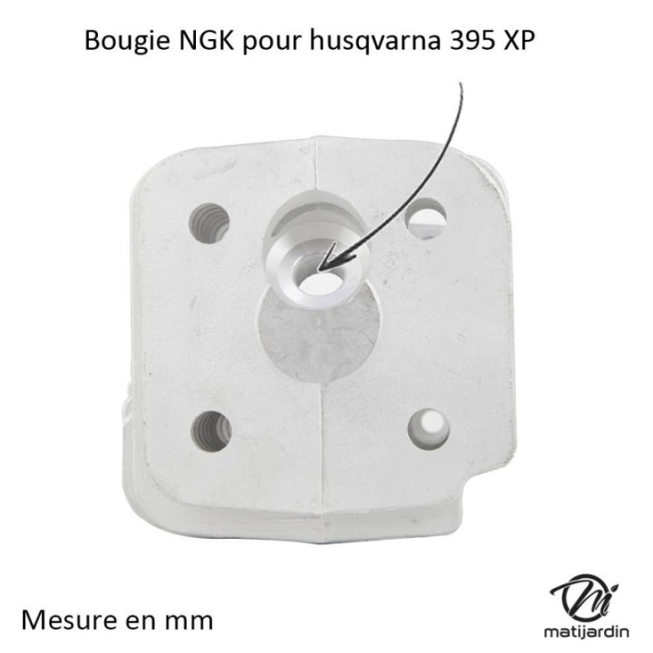 Cylindre piston pour tronçonneuse Husqvarna 395. Ø 56 mm