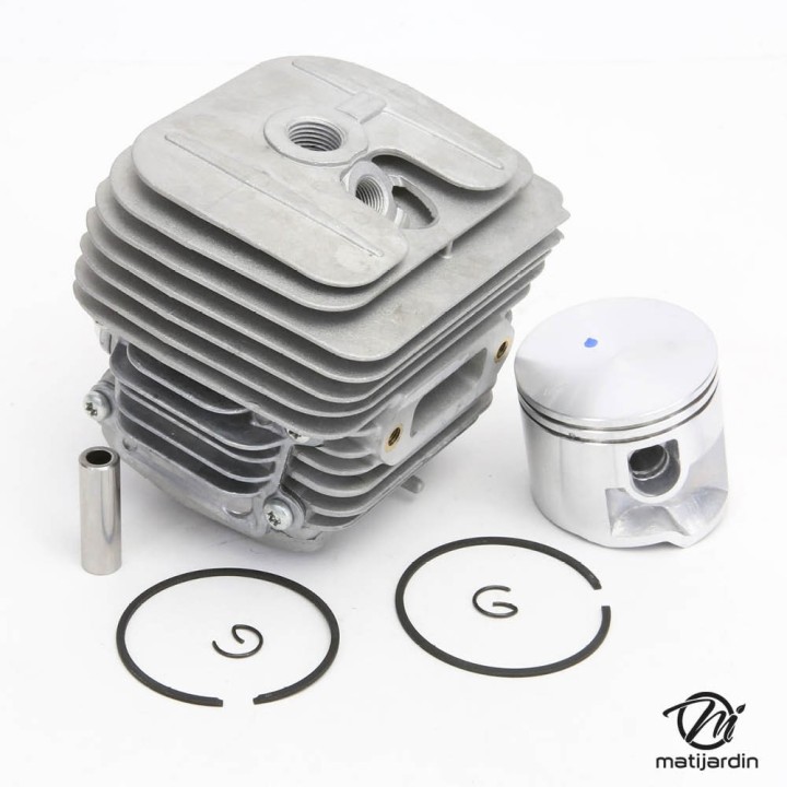 Cylindre piston pour tronçonneuse Husqvarna 395. Ø 56 mm