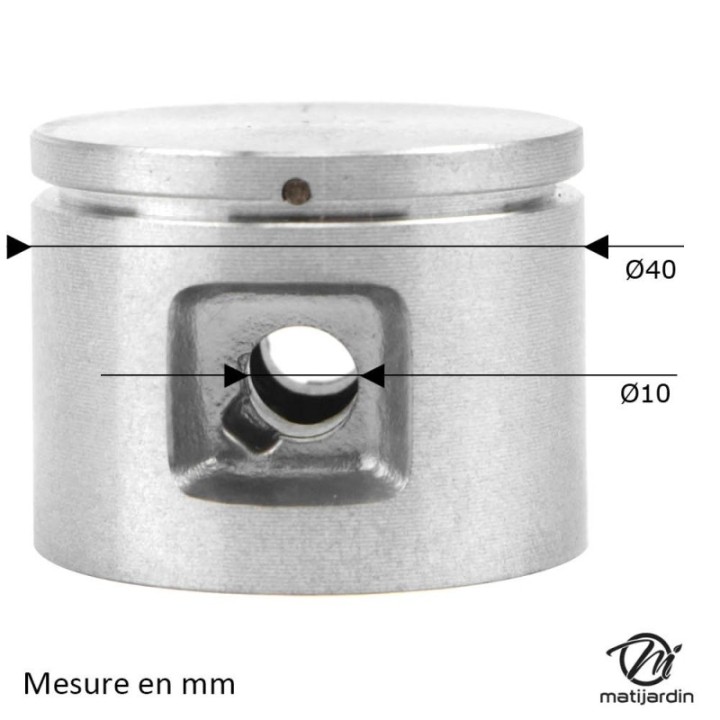 Cylindre piston pour tronçonneuse Stihl 019T, MS190, MS190T + pâte à joint