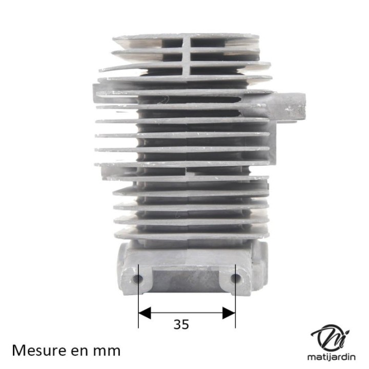 Cylindre piston pour tronçonneuse Stihl 019T, MS190, MS190T + pâte à joint