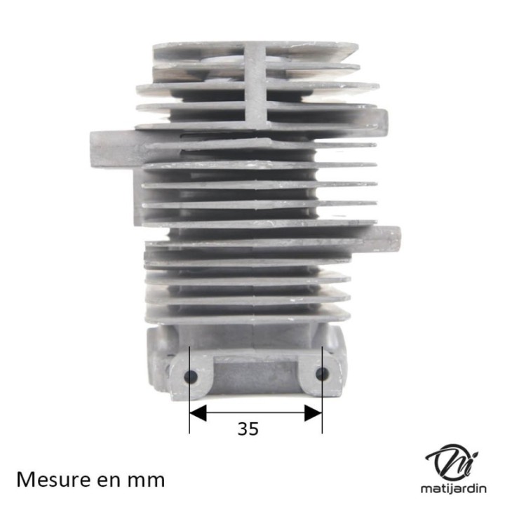 Cylindre piston pour tronçonneuse Stihl 019T, MS190, MS190T + pâte à joint