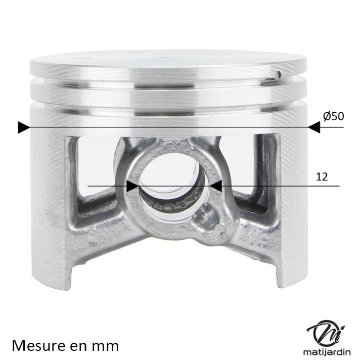 Cylindre piston pour Stihl 044, MS440 + pochette de joints. Ø 50 mm