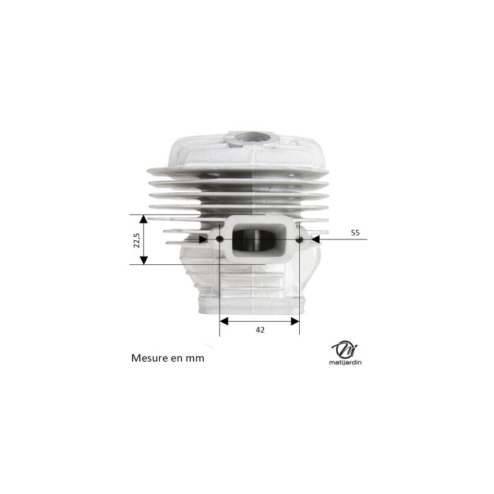 Cylindre piston pour Stihl 044, MS440 + pochette de joints. Ø 50 mm
