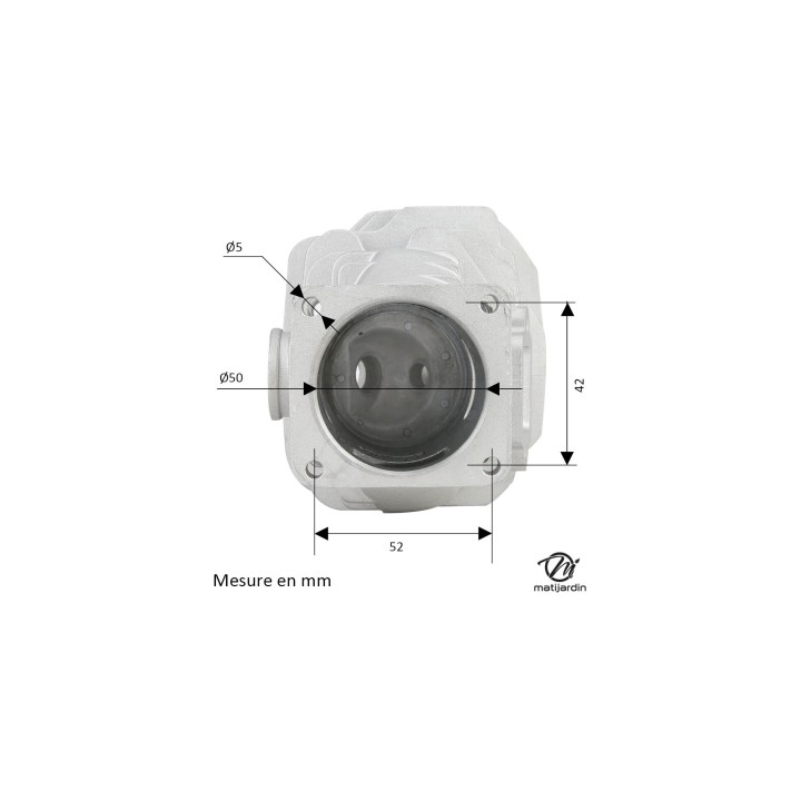 Cylindre piston pour Stihl 044, MS440 + pochette de joints. Ø 50 mm