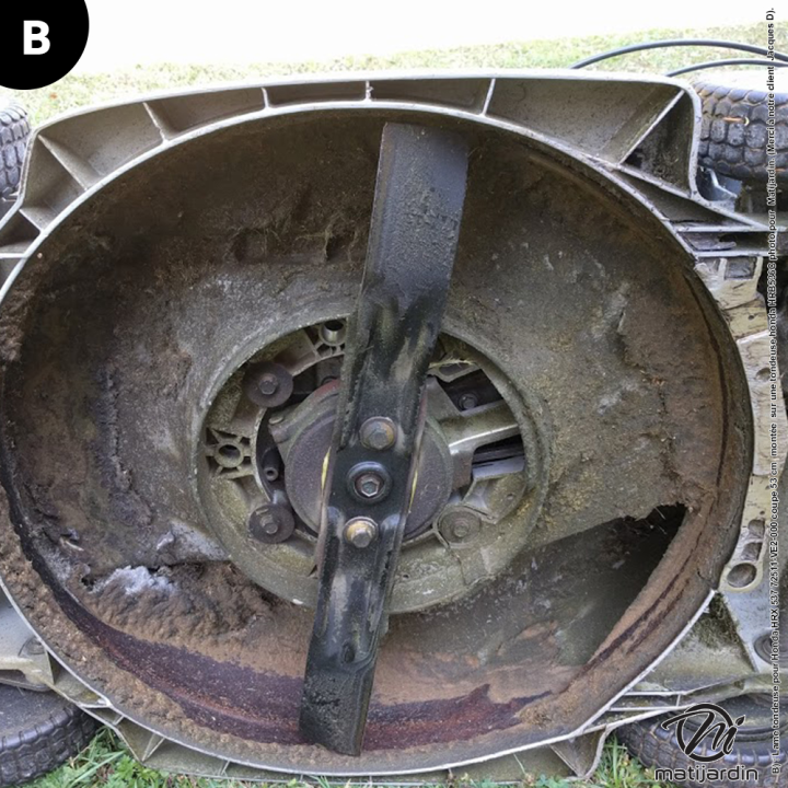 Lame tondeuse pour Honda HRX 537. N° 72511-VE2-000. Coupe 53 cm