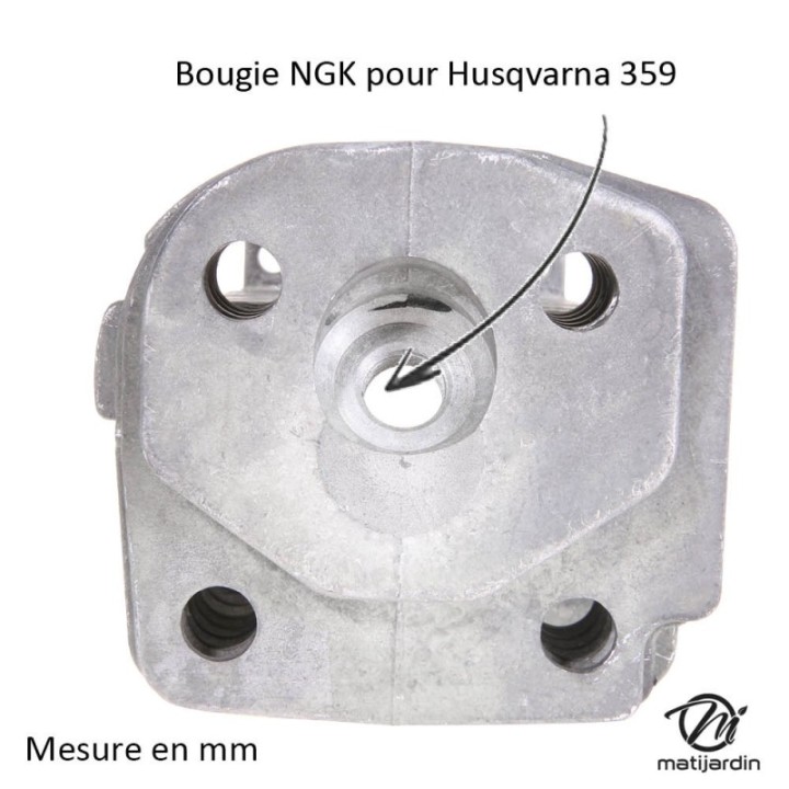 Cylindre piston pour tronçonneuse Husqvarna 359. Ø 47 mm