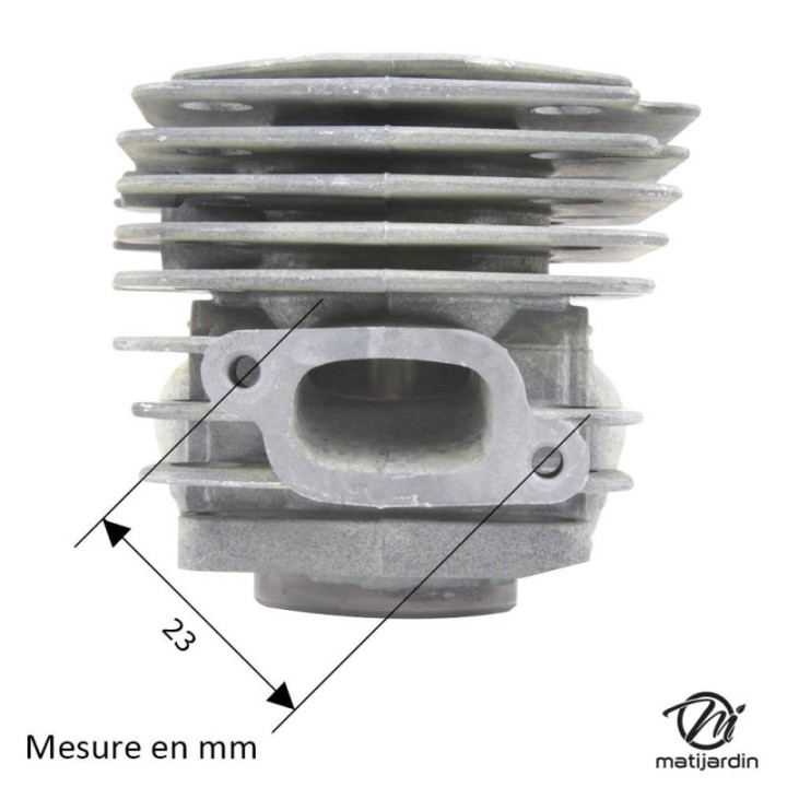 Cylindre piston pour tronçonneuse Husqvarna 359. Ø 47 mm
